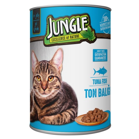 Jungle Kedi 415 gr Ton Balıklı Konserve