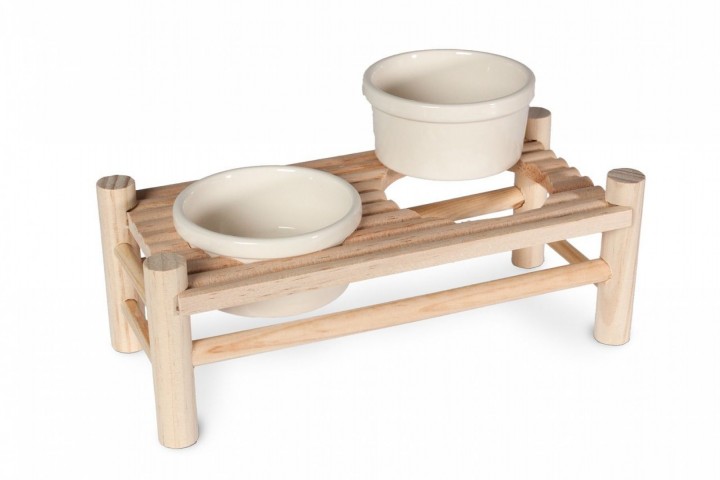 Karlıe Ahşap Kemirgen Yemek Masası 24x10x8cm