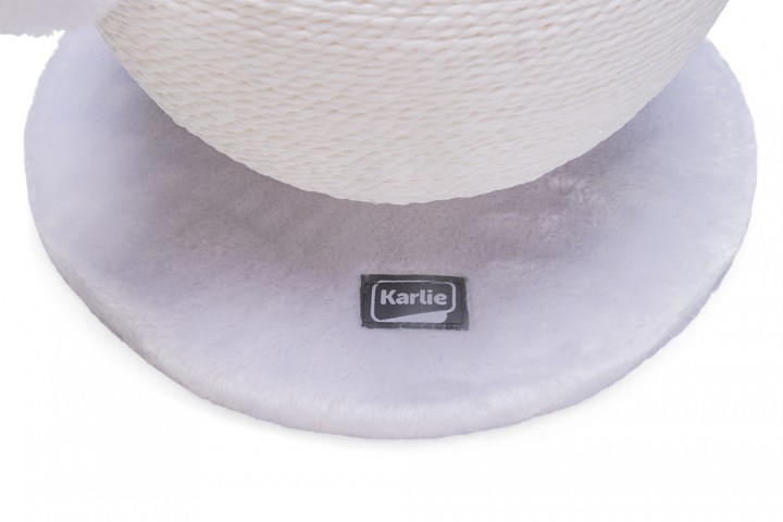 Karlıe Kedi Tırmalama Küresi Bolly Beyaz 30.5cm