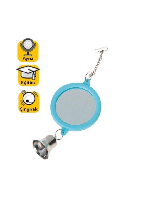 Karlıe Kuş Oyuncağı Zilli Ayna Çap:6cm