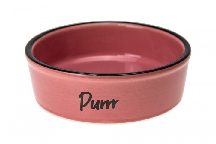 Karlıe Seramik Kedi Mama Kabı Pembe 200 Ml