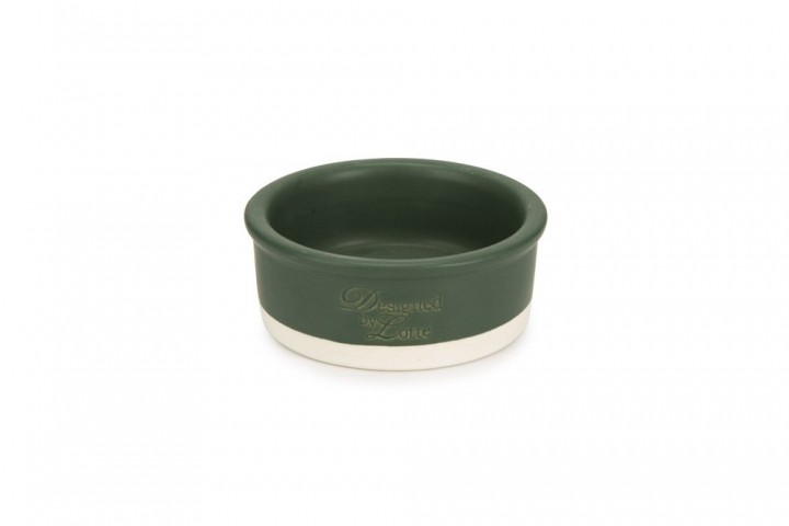 Beeztees DBL Kedi Mama Su Kabı, Seramik, Mat Yeşil, 12cm, 300ml