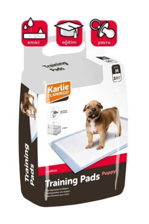 Karlıe Yavru Köpek Çiş Pedi M 60x40 Cm 10lu