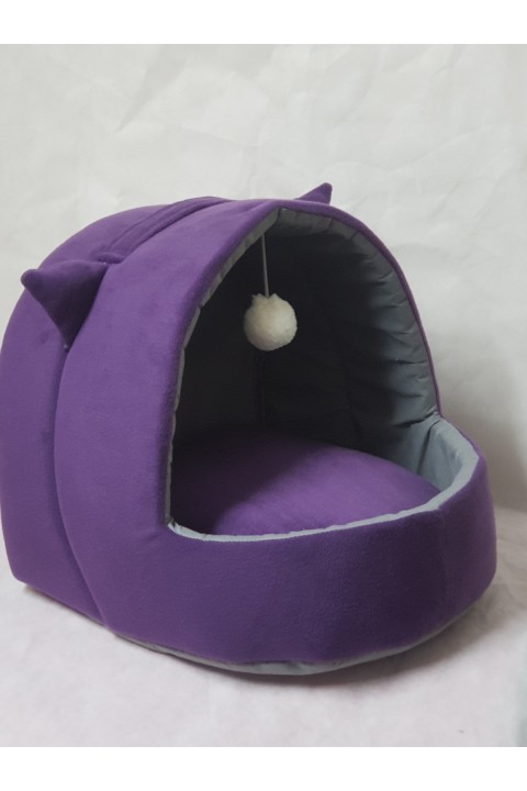 Kedi Köpek Yatağı Yuvası Yıkanabilir Kulaklı Neroplrklk2024101