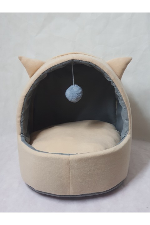 Kedi Köpek Yatağı Yuvası Yıkanabilir Kulaklı Neroplrklk2024101