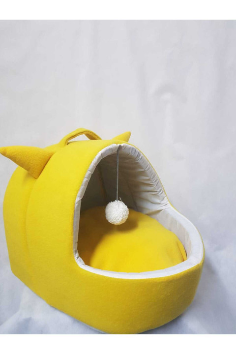 Kedi Köpek Yatağı Yuvası Yıkanabilir Kulaklı Neroplrklk2024101