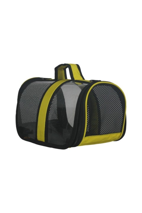 Kedi Taşıma Çantası Evcil Hayvan Seyahat Kedi Sırt Çantası Flybag Sarı
