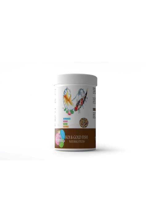 Pets Family Koı & Gold Fısh Natural Stıcks 1l/100g
