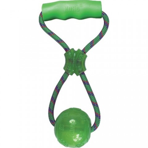 Kong Köpek Tutamaçlı Sesli Oyun Topu L 32cm
