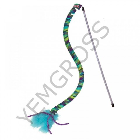 Kong Oyuncaklı ve Tüylü Kedi Oltası 40cm