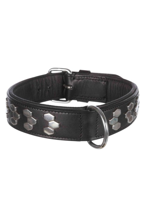 Trixie Köpek Boyun Tasması Gerçek Deri 38-45cm 40mm M Siyah