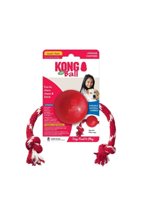 Kong Köpek İpli Oyun Topu S 6,5cm