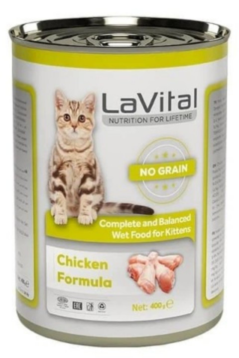 LAVITAL NG YAV.TAV.KEDI 400GG TAVUK ETLI EZME KONSERVE