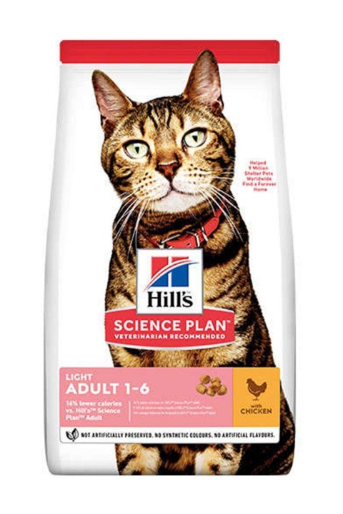 Hill's SP Light Tavuklu Yetişkin Kedi Maması 1.5KG