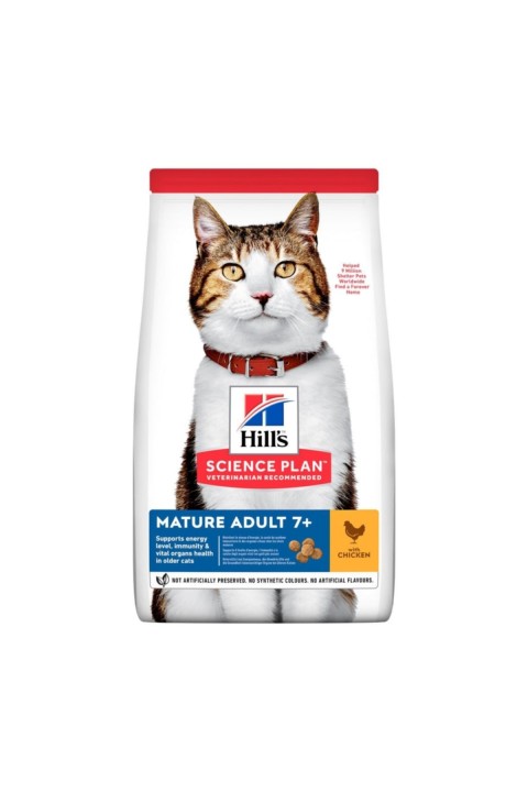 Hill's SP Tavuklu +7 Yaşlı Kedi Maması 3KG