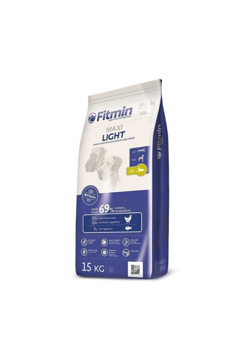 Fitmin Maxi Light %50 Taze Tavuk Etli Büyük Irk Köpek Maması 15 Kg