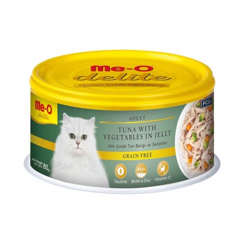 Me-O 4458-Delite-Kons.-Sebzeli Ton Balıklı 80Gr/24