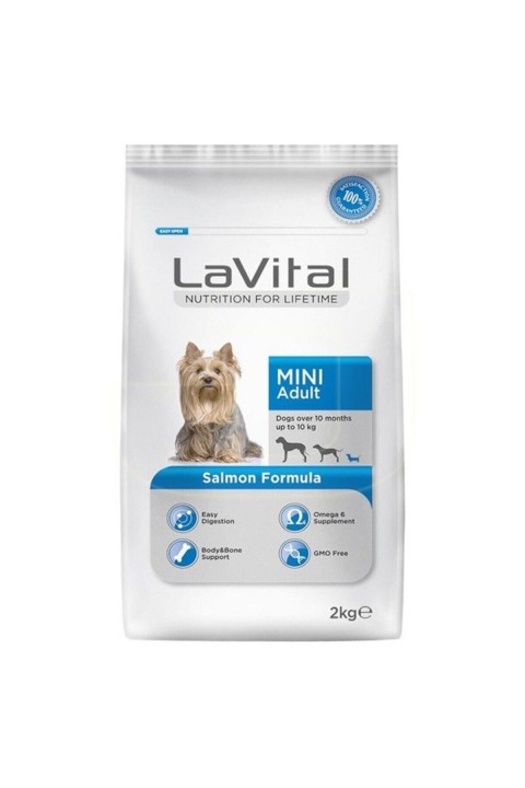 Lavital Mini Somonlu Yetişkin Köpek Maması - 2 Kg