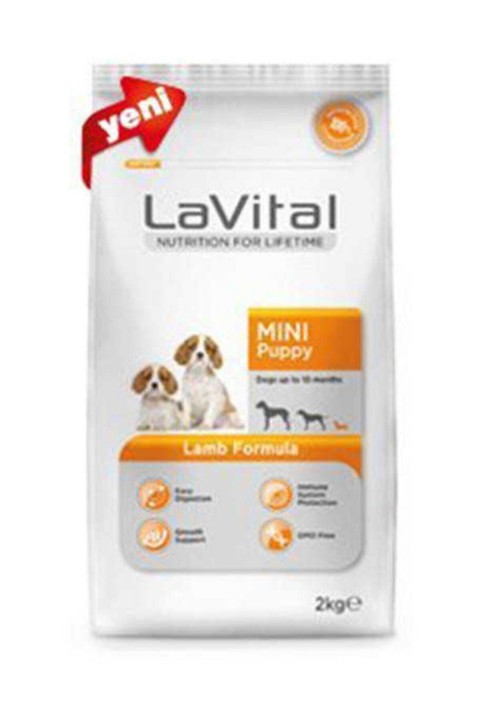 Lavital Mini Puppy Kuzu Etli Köpek Maması - 2 Kg