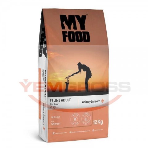 My Food Somonlu Kısırlaştırılmış Yetişkin Kedi Maması Urinary Support 12 Kg