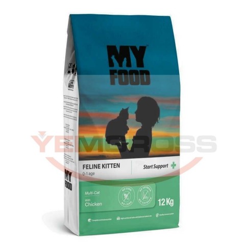 My Food Tavuklu Yavru Kedi Maması Start Support 12 Kg