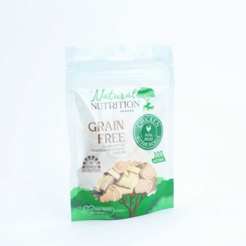 Natural Nutrition Snacks Tavuk Eti Kalsiyum Kemik Köpek Ödülü 75 Gr