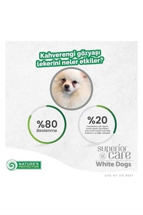 Natures P. White Dogs Tahılsız Somonlu Yetişkin Beyaz Köpek Maması 1.5 Kg