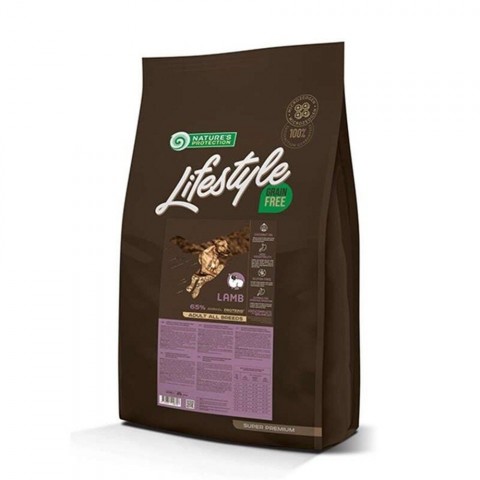 Natures Protection Lifestyle Tahılsız Kuzulu Yetişkin Köpek Maması 10+2 Kg