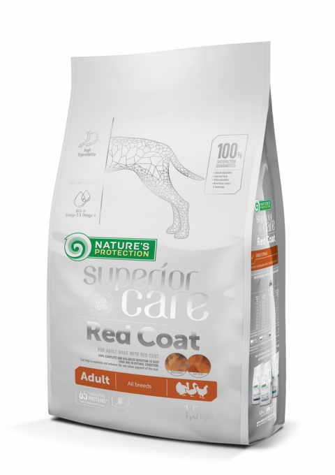 Natures Protection Superior Care Red Coat Kızıl Köpeklere Özel Köpek Maması 10 Kg