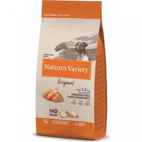 N.v. Dog No Graın Mını Adult Salmon 7 Kg