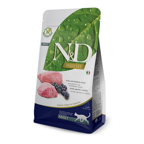 Nd Prime Kuzu & Yaban Mersini Adult Tahılsız Kedi Maması - 1.5 Kg