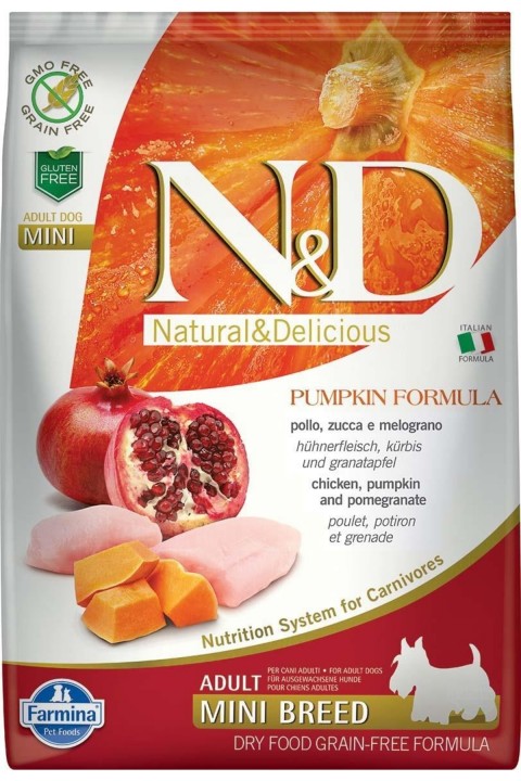 Nd Pumpkin Tavuk&Nar Adult  Mini Tahılsız Köpek Maması - 7 Kg