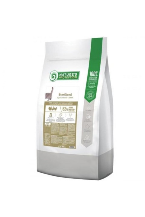 Natures Protection Sterilised Kümes Hayvanı Kısırlaştırılmış Kedi Maması 18 Kg