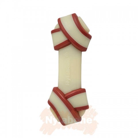 Nylabone Biftek Aromalı Köpek Çiğneme Kemiği XS