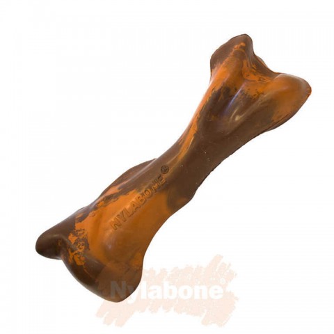 Nylabone Biftek ve Gravy Sos Aromalı Köpek Çiğneme Kemiği  S
