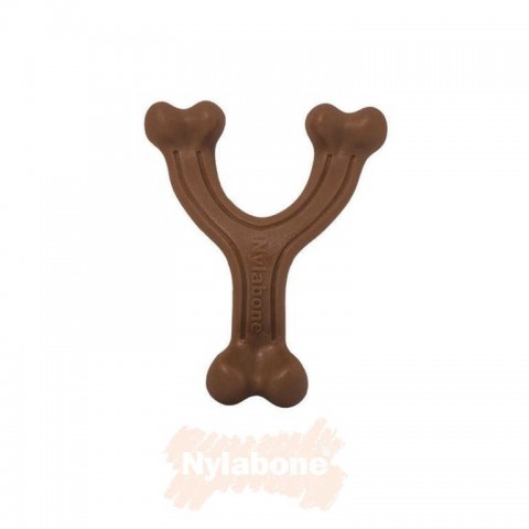 Nylabone Bizon Aromalı Köpek Çiğneme Kemiği S