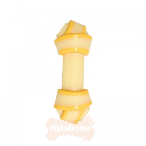 Nylabone Domuz Pastırması ve Peynir Aromalı Köpek Çiğneme Kemiği  M