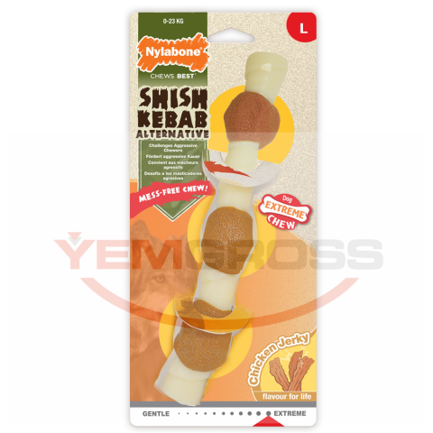 Nylabone Tavuk Aromalı Köpek Çiğneme Çubuğu L