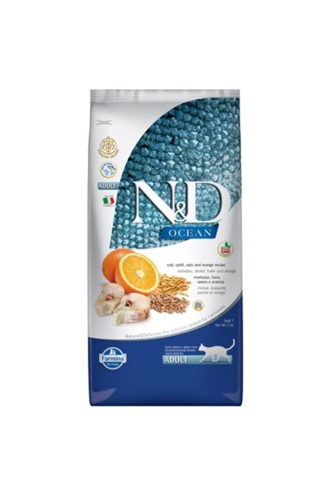 Nd Ocean Morina & Port. Adult Az Tahıllı Kedi Maması 5 Kg