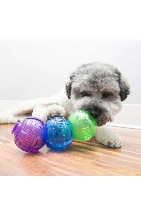 Kong Ödüllü Köpek Oyuncağı Çift Top Lock-It 14cm