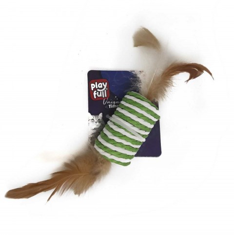 PF-4054 Playfull Hasır Tüylü Top Kedi Oyuncağı 4 Cm