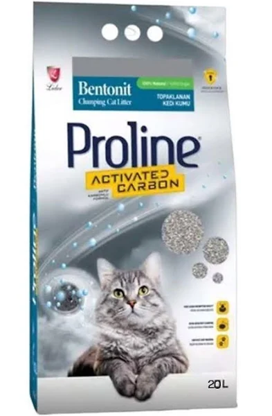 PROLİNE AKTİF KARBONLU KEDİ KUMU 10 LT