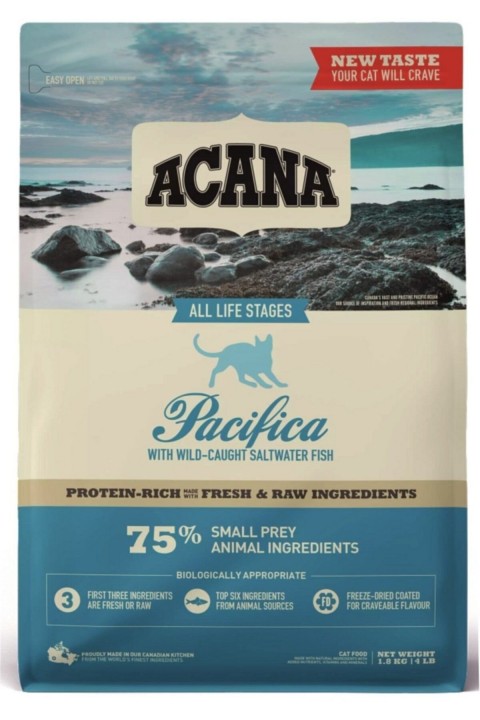 ACANA Pacifica Kedi Maması 1,8kg - Tüm ırk ve yaşam evreleri için
