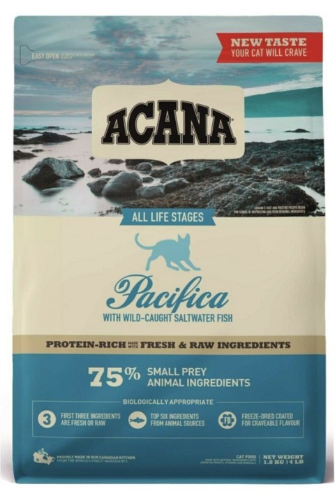 ACANA Pacifica Kedi Maması 4,5kg - Tüm ırk ve yaşam evreleri için