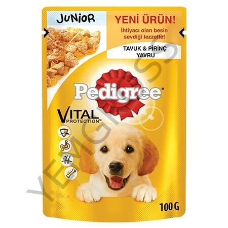 Pedigree Tavuklu Yavru Köpek Pouch 100 Gr