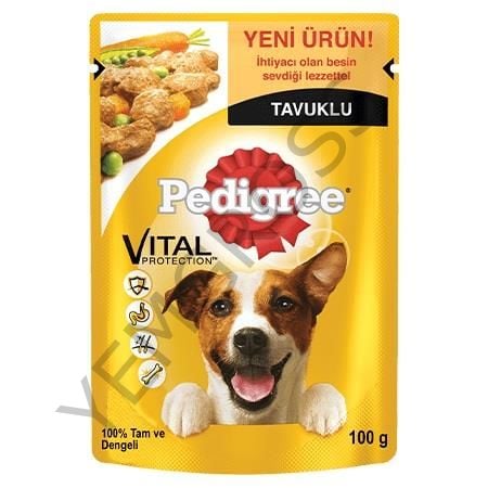 Pedigree Tavuklu Yetişkin Köpek Pouch 100 Gr