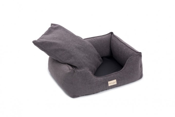 Pet Comfort Alpha  Antrasit Kedi ve Köpek Yatağı S 60x50cm