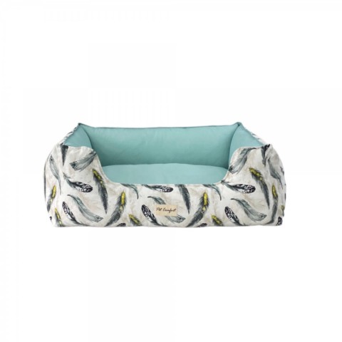 Pet Comfort Alpha  Köpek Yatağı Mint/Beyaz L 105x85cm