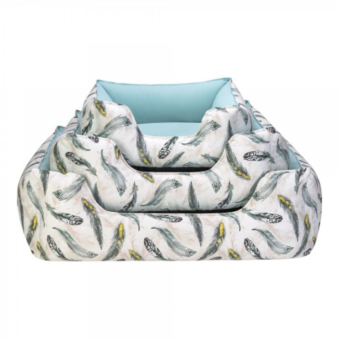 Pet Comfort Alpha  Köpek Yatağı Mint/Beyaz M 80x65cm