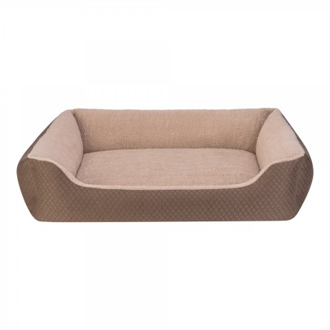 Pet Comfort Bravo Duo  Köpek Yatağı Kahverengi/Bej XL 105x80cm